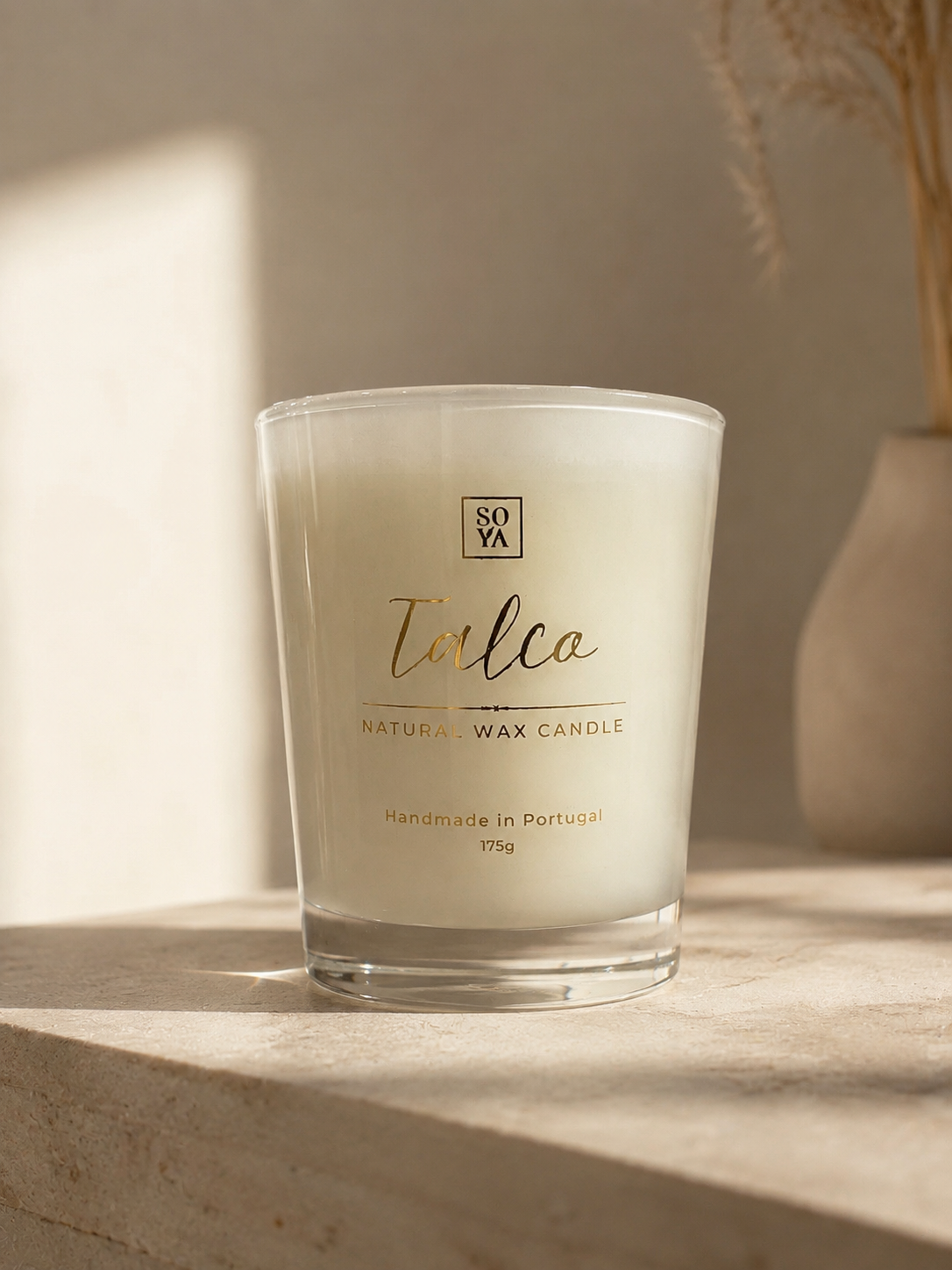 Pack Candeeiro + Vela Aromática (Branco)